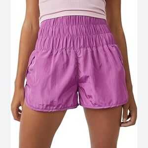 Free People Movement The Way Home purple shorts